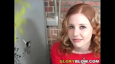 Redhead cherry poppens plays with bbc gloryhole free hd sex